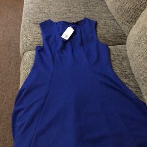 Royal blue short dress
